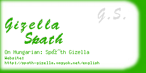 gizella spath business card